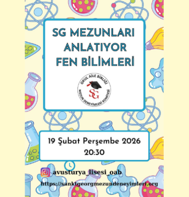 SG Mezunları Fen Bilimleri Anlatıyor  (19 Şubat 2026 / 20:30)