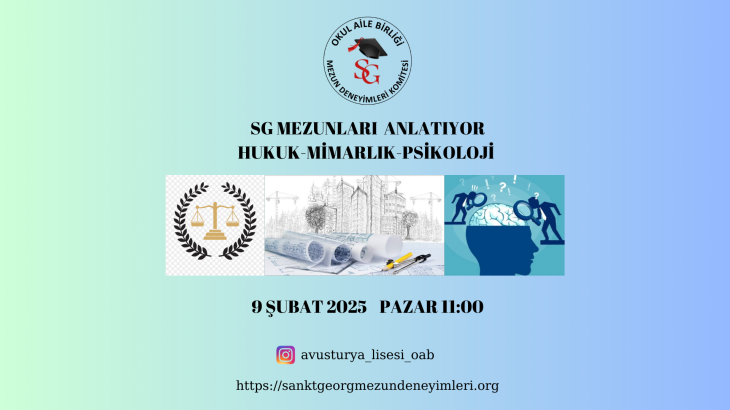SG Mezunları Hukuk, Mimarlık ve Psikoloji Anlatıyor.