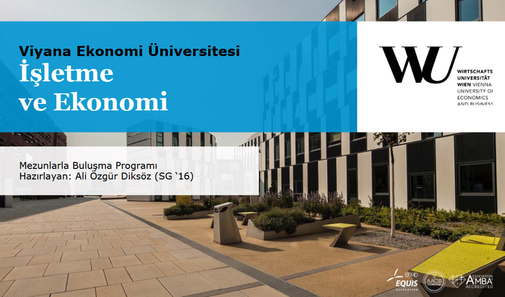 WU İşletme ve Ekonomi Sunumu SG'16 Özgür Diksöz